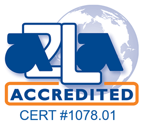 A2LA Cert #1078.01